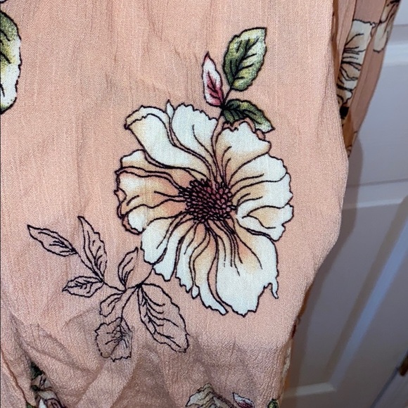 Pink Floral Mini dress - Picture 2 of 2